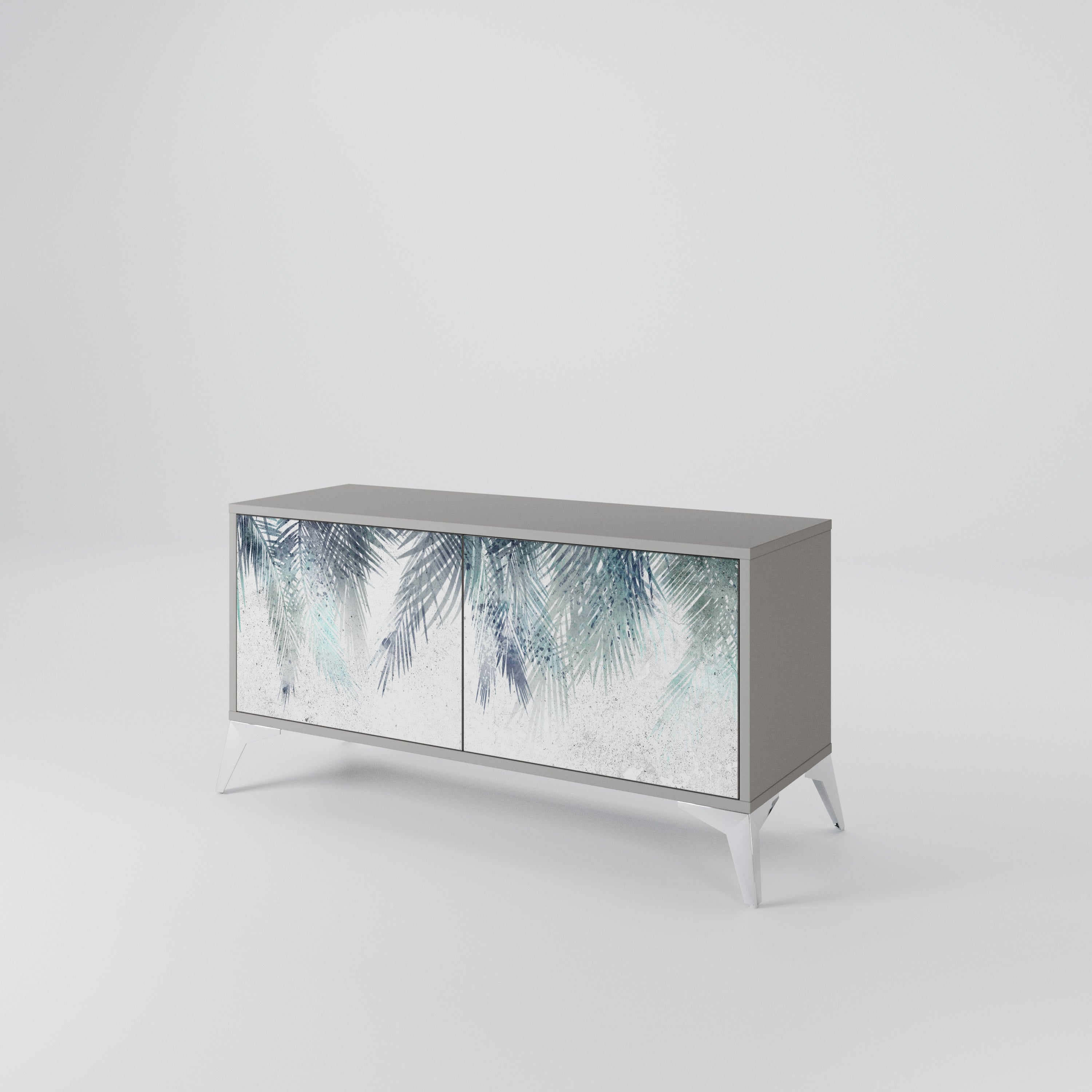 PALM VEIL Compact 2-Door TV Cabinet