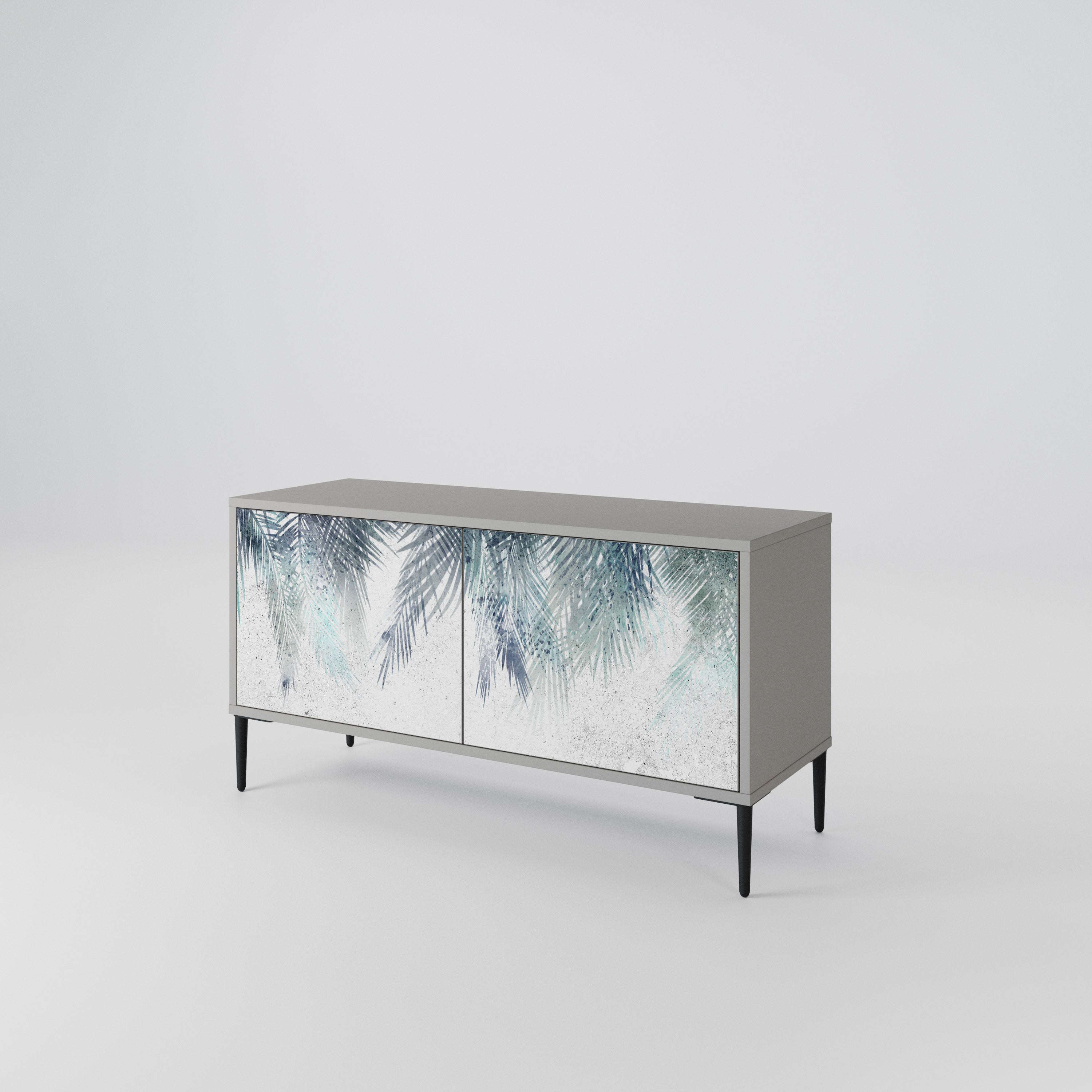 PALM VEIL Compact 2-Door TV Cabinet