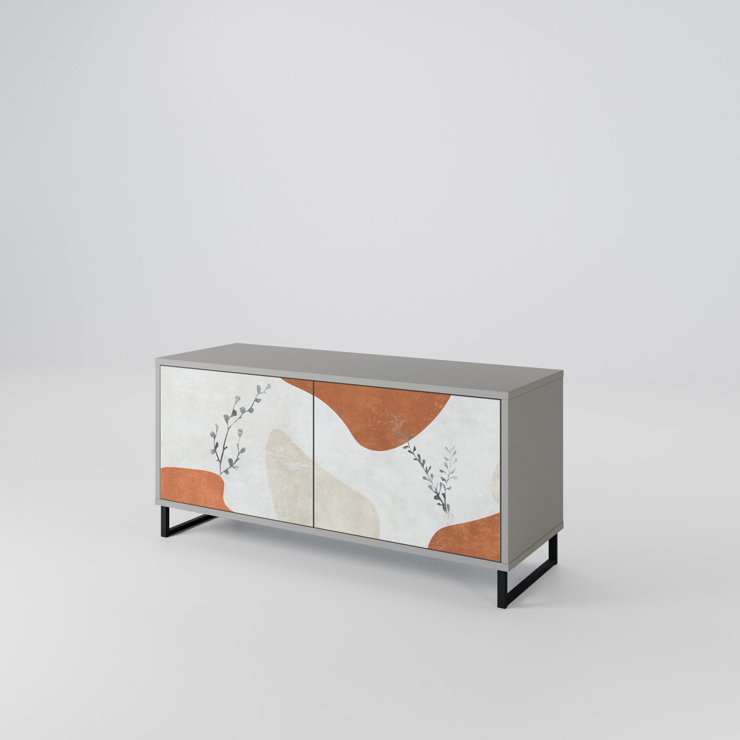 TRANQUIL TWIG Móvel de TV Compacto de 2 Portas