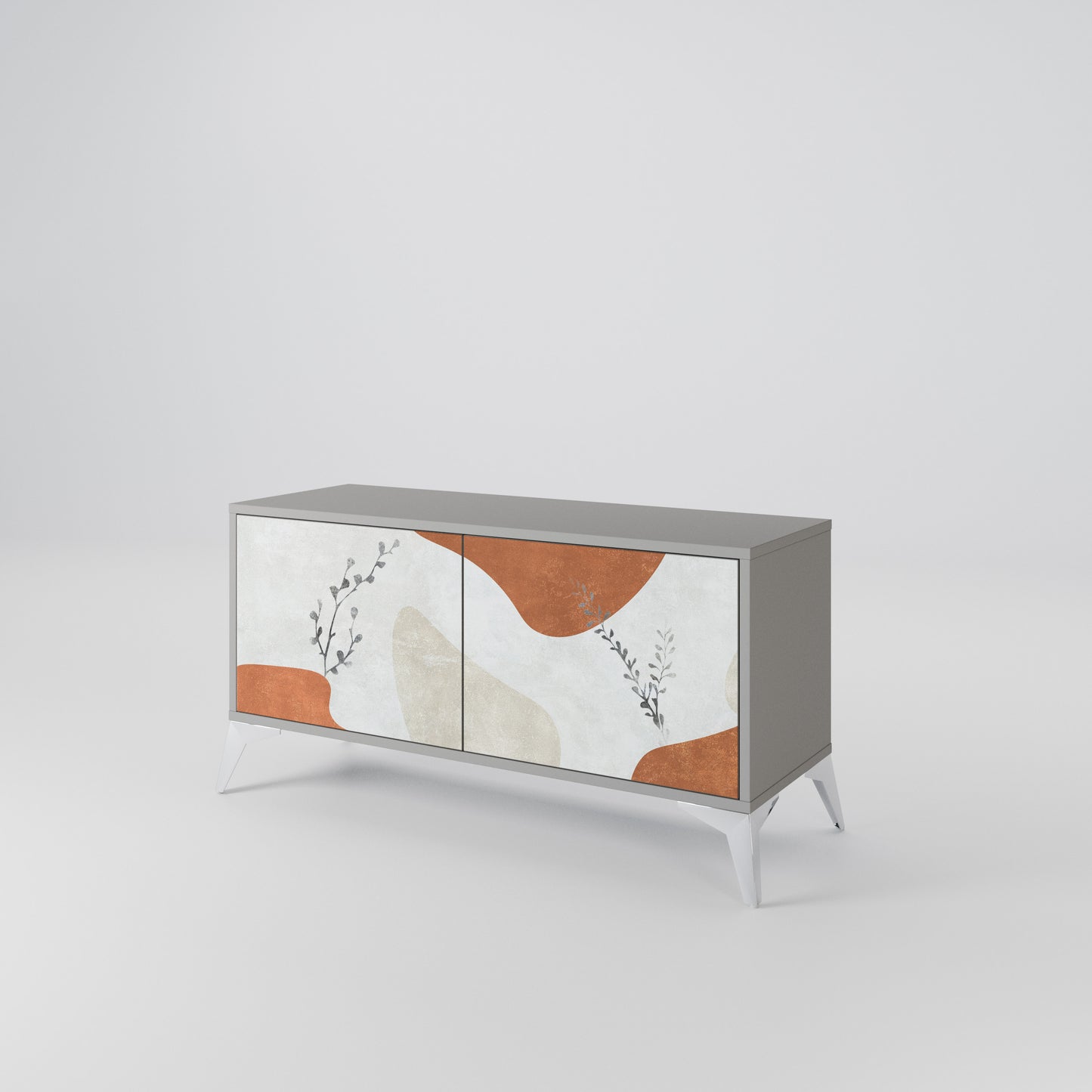 TRANQUIL TWIG Móvel de TV Compacto de 2 Portas