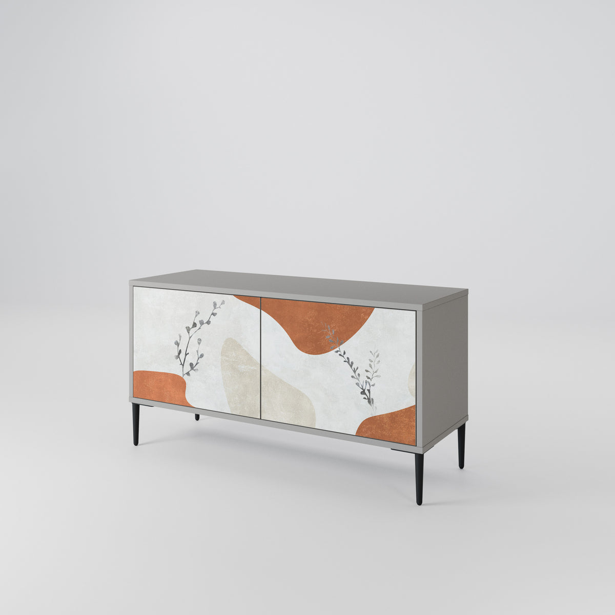 TRANQUIL TWIG Móvel de TV Compacto de 2 Portas