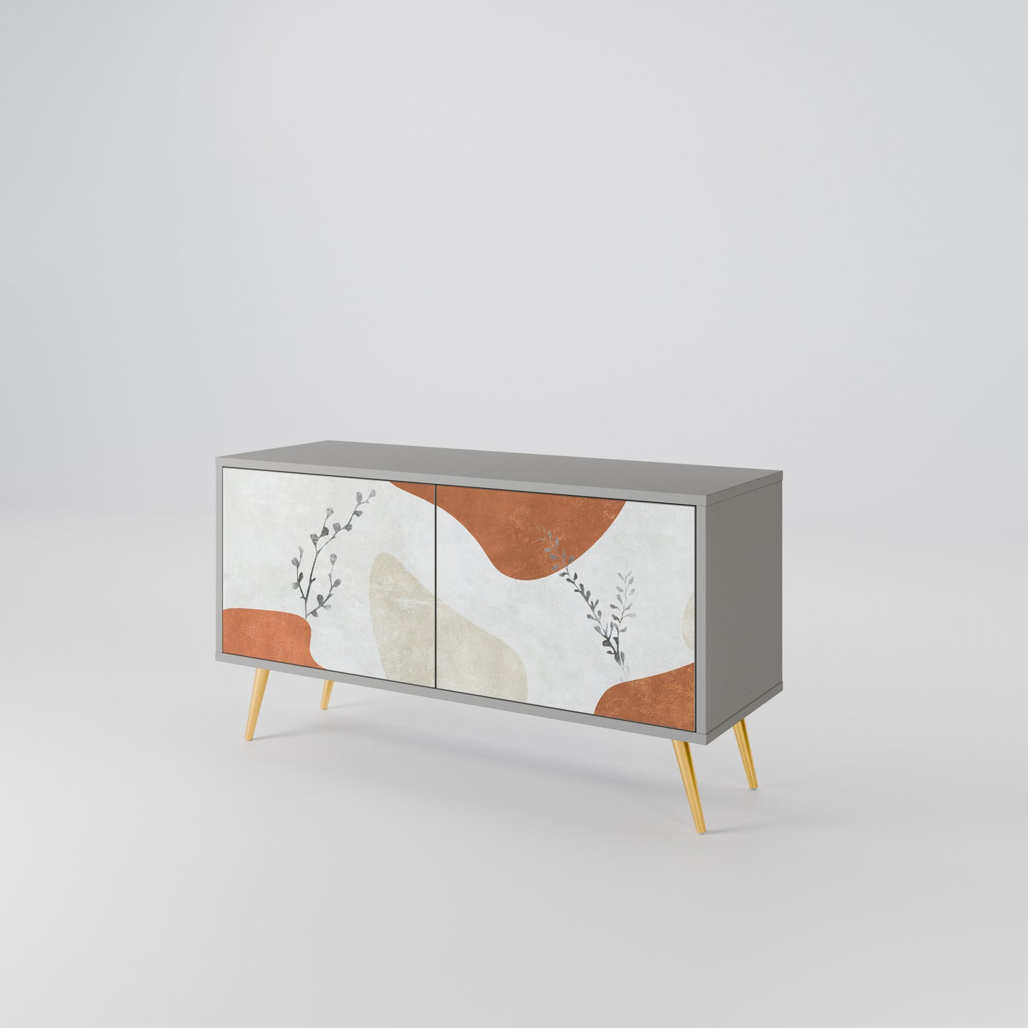 TRANQUIL TWIG Móvel de TV Compacto de 2 Portas