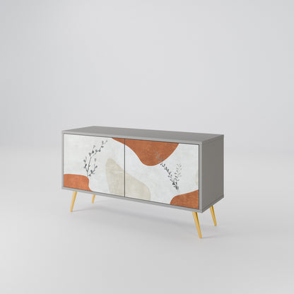 TRANQUIL TWIG Móvel de TV Compacto de 2 Portas