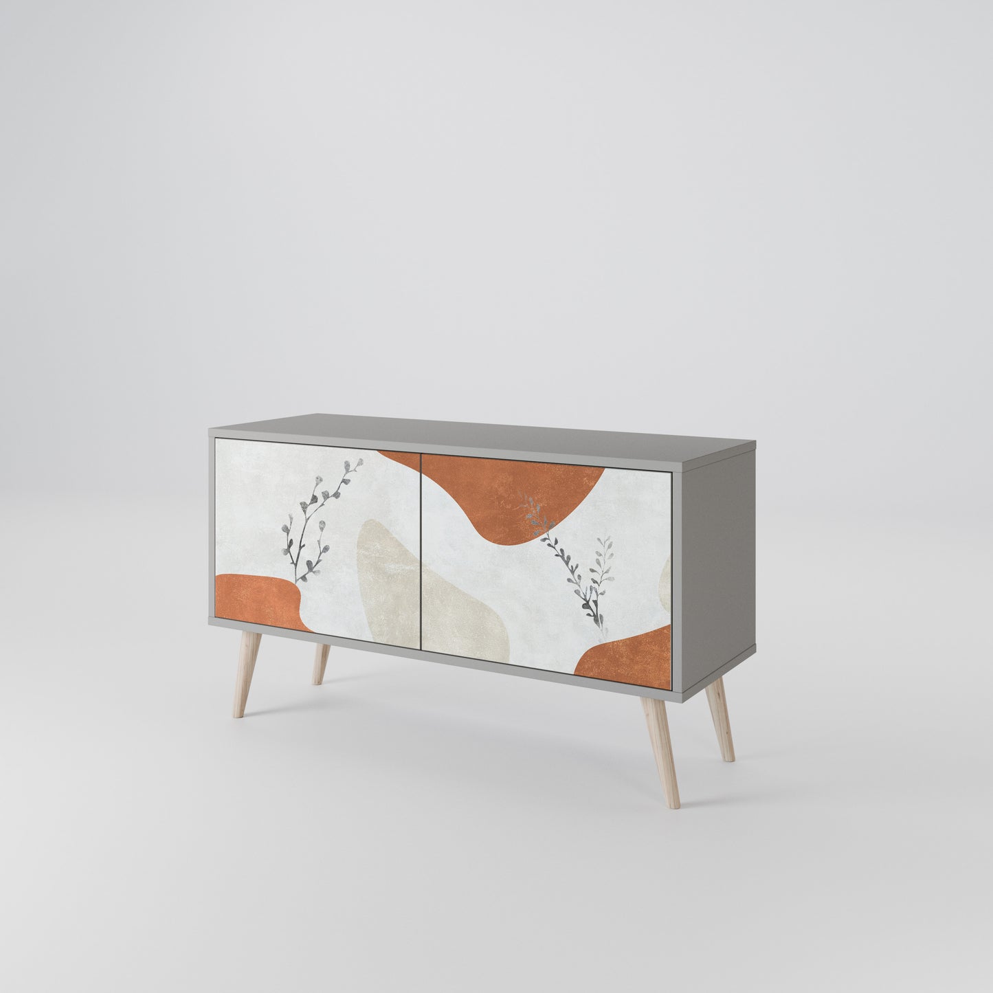 TRANQUIL TWIG Móvel de TV Compacto de 2 Portas