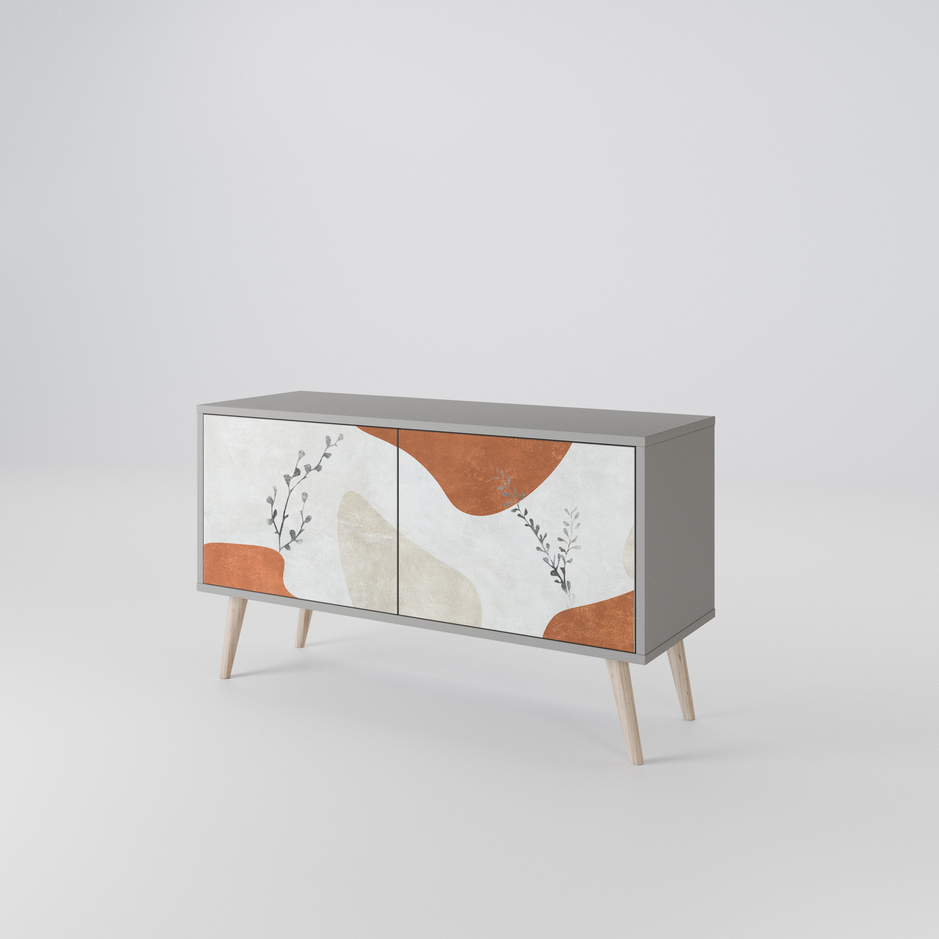 TRANQUIL TWIG Compact 2-Door TV Cabinet