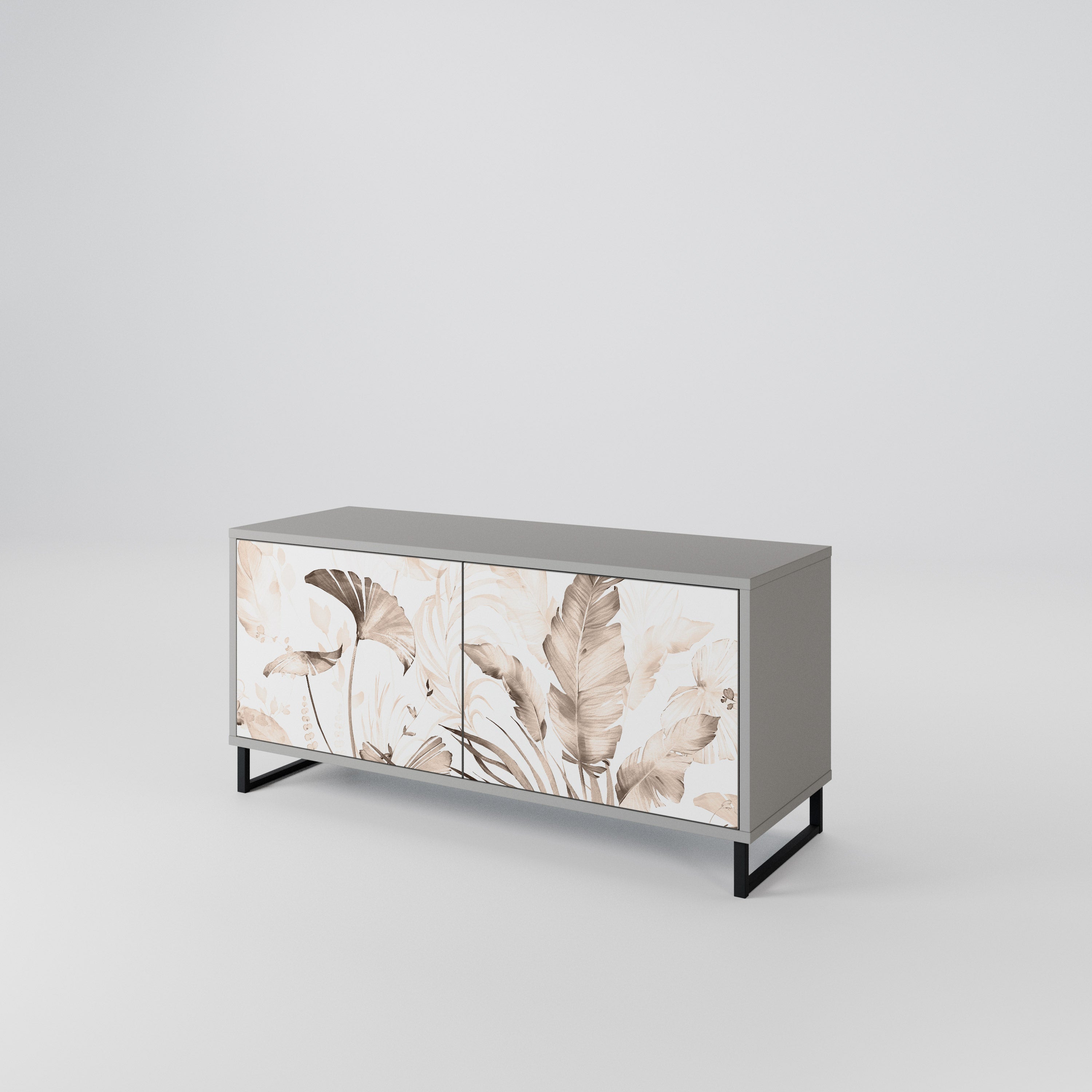 WILD TENDERNESS Compact 2-Door TV Cabinet