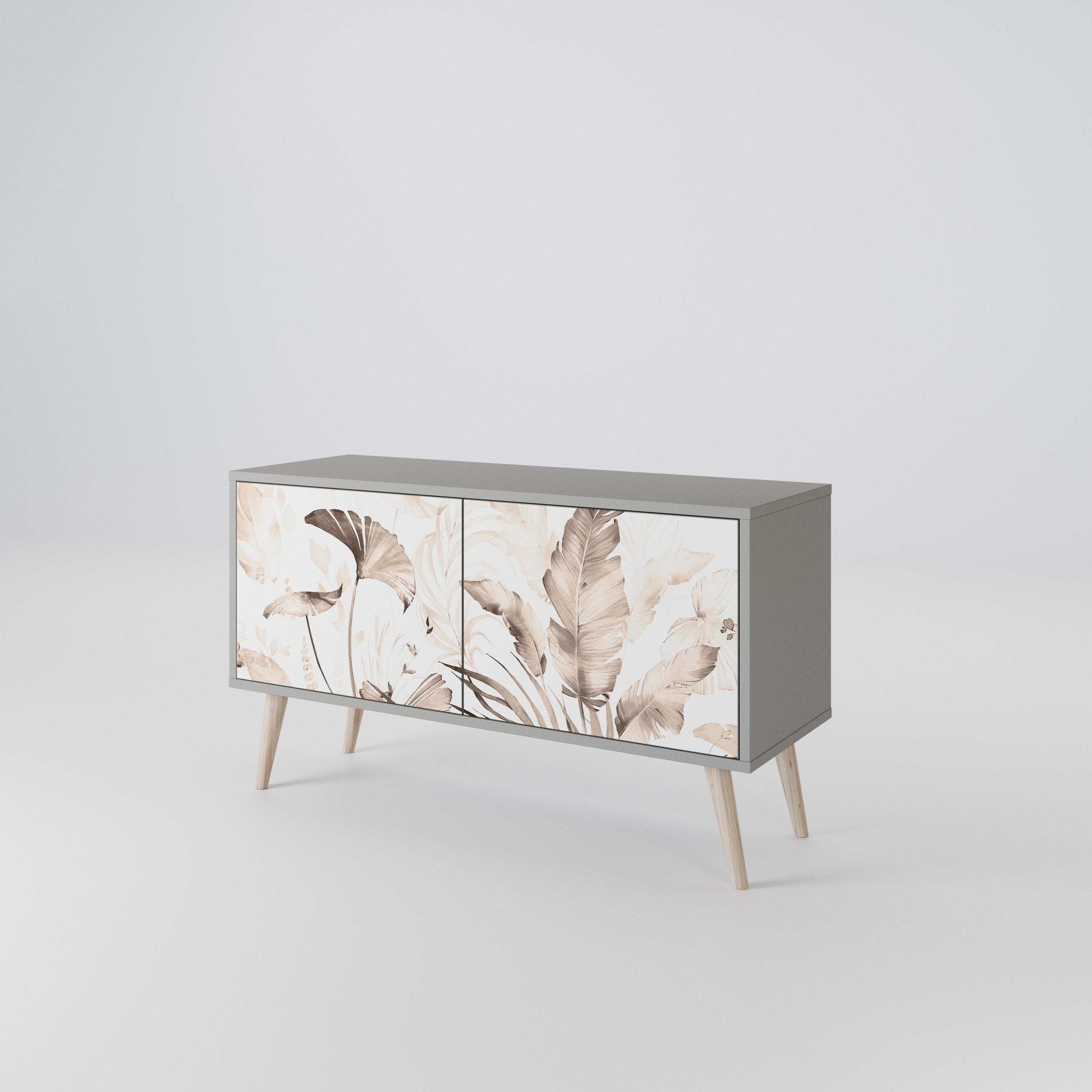 WILD TENDERNESS Compact 2-Door TV Cabinet