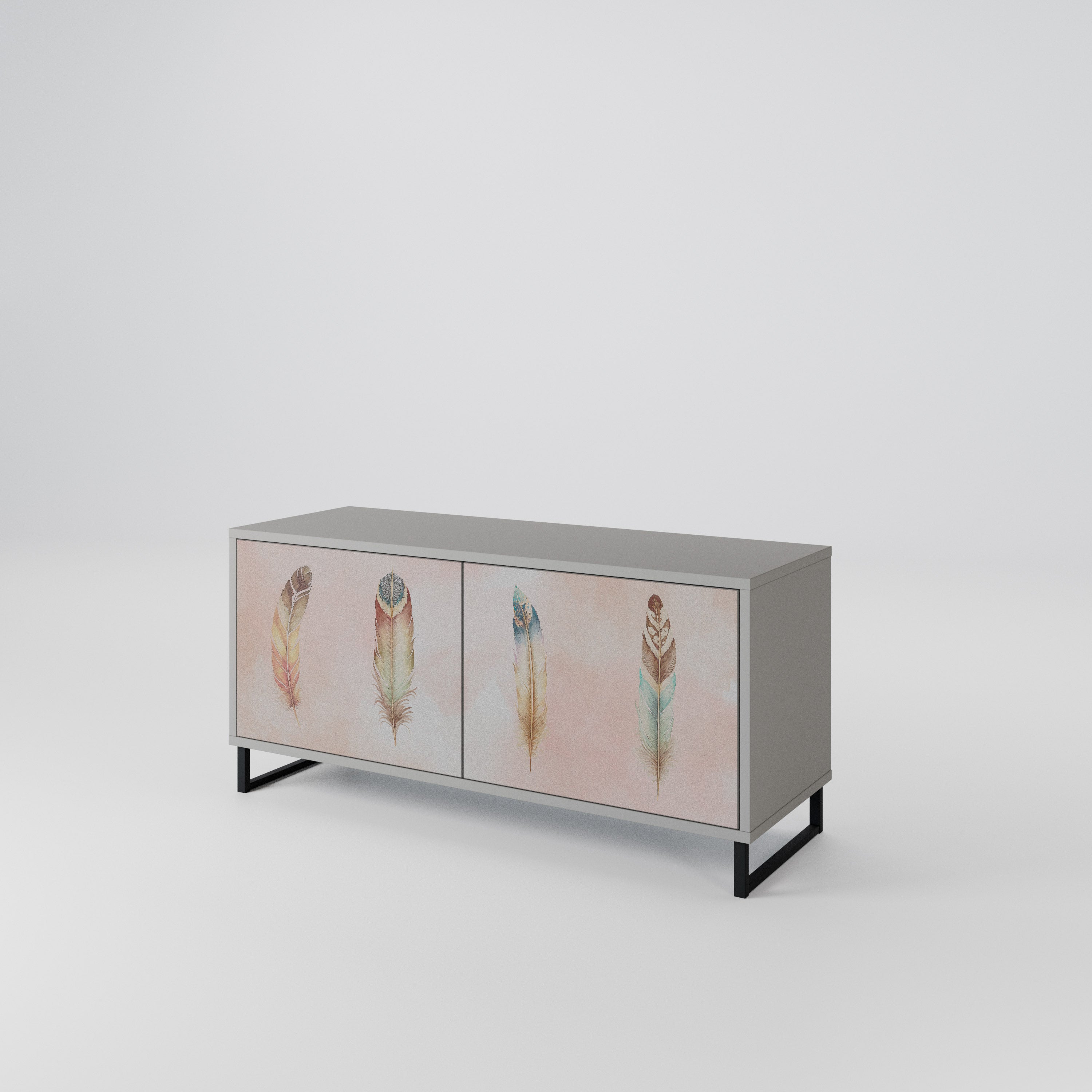 THE DELIQUESCE Compact 2-Door TV Cabinet