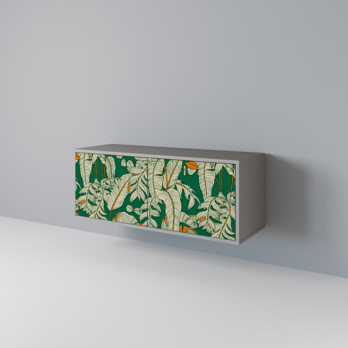 VERDANT PLEASURES Móvel de TV Compacto de 2 Portas