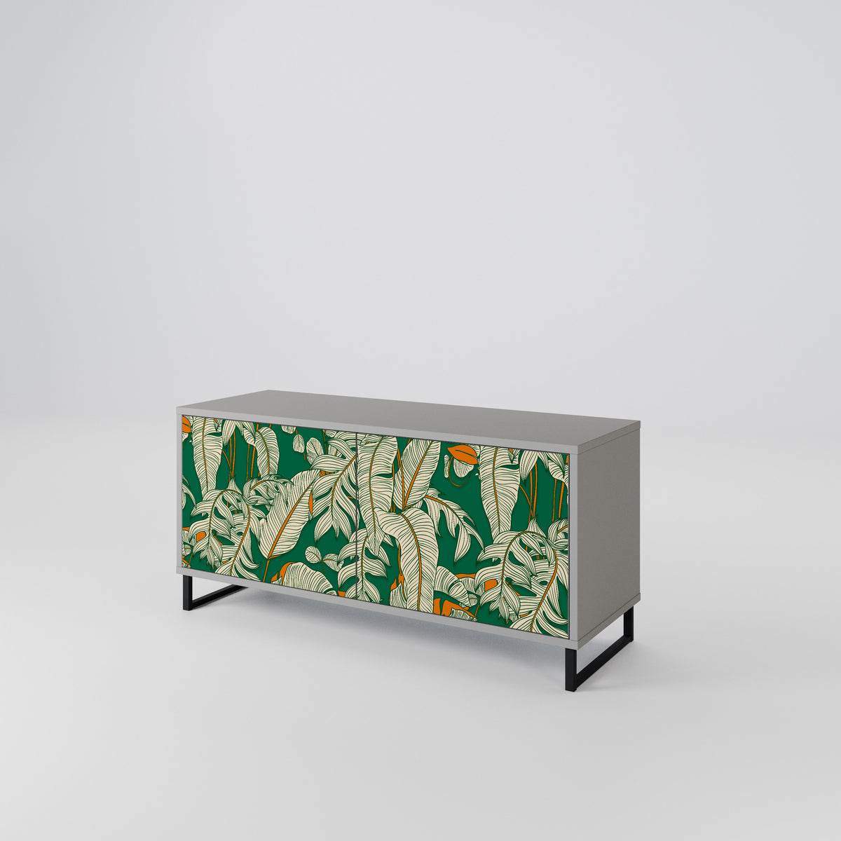 VERDANT PLEASURES Compact 2-Door TV Cabinet