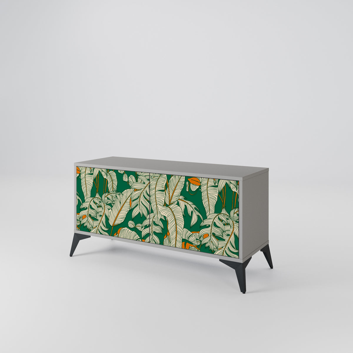 VERDANT PLEASURES Móvel de TV Compacto de 2 Portas