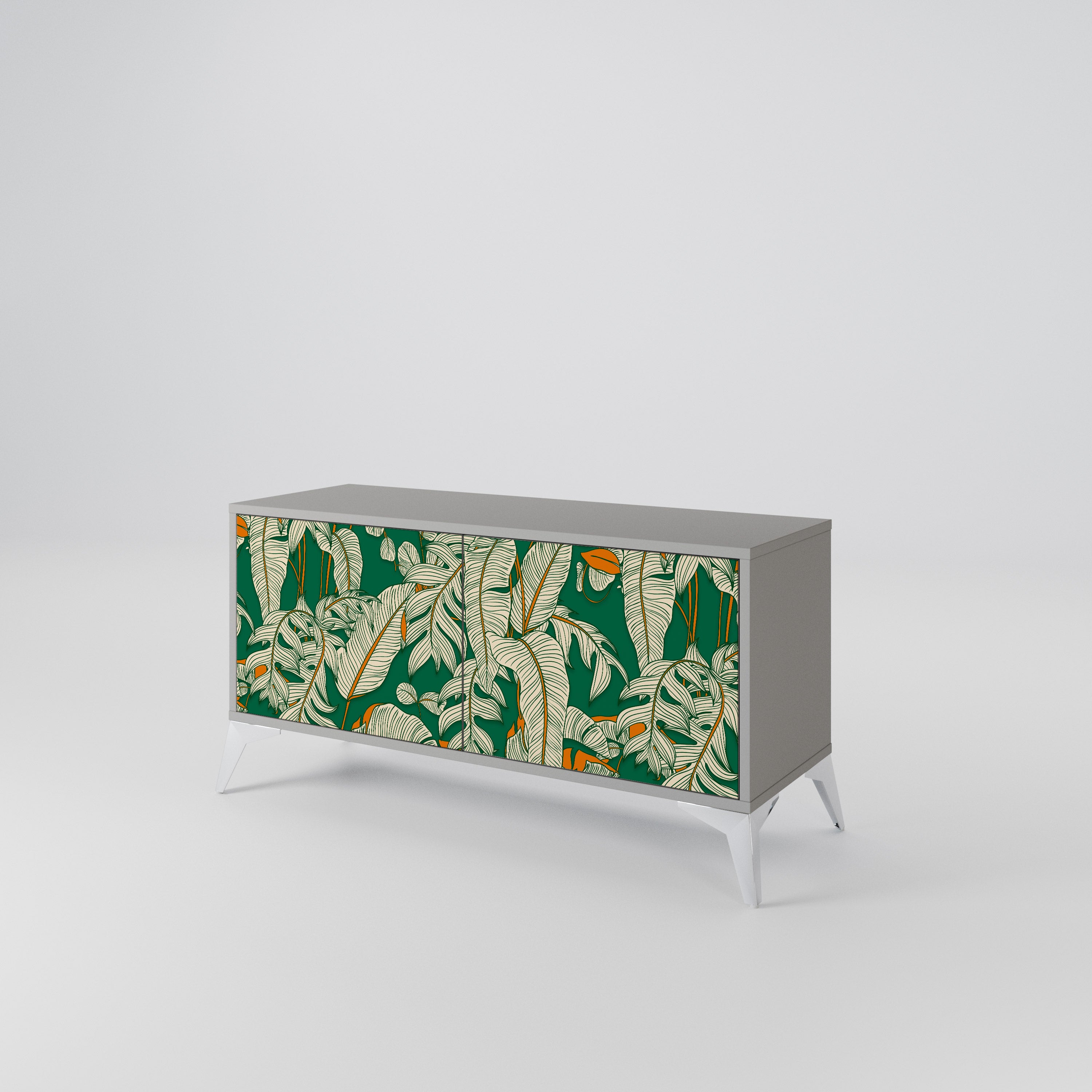 VERDANT PLEASURES Compact 2-Door TV Cabinet