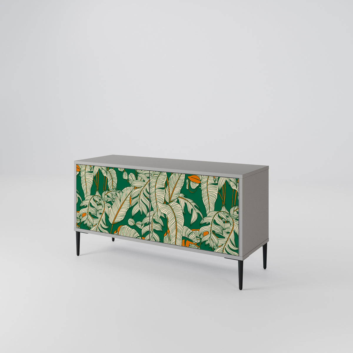 VERDANT PLEASURES Móvel de TV Compacto de 2 Portas