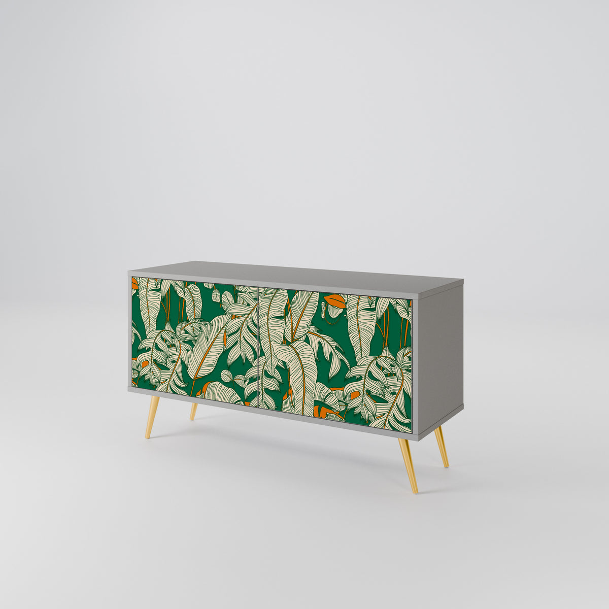 VERDANT PLEASURES Móvel de TV Compacto de 2 Portas