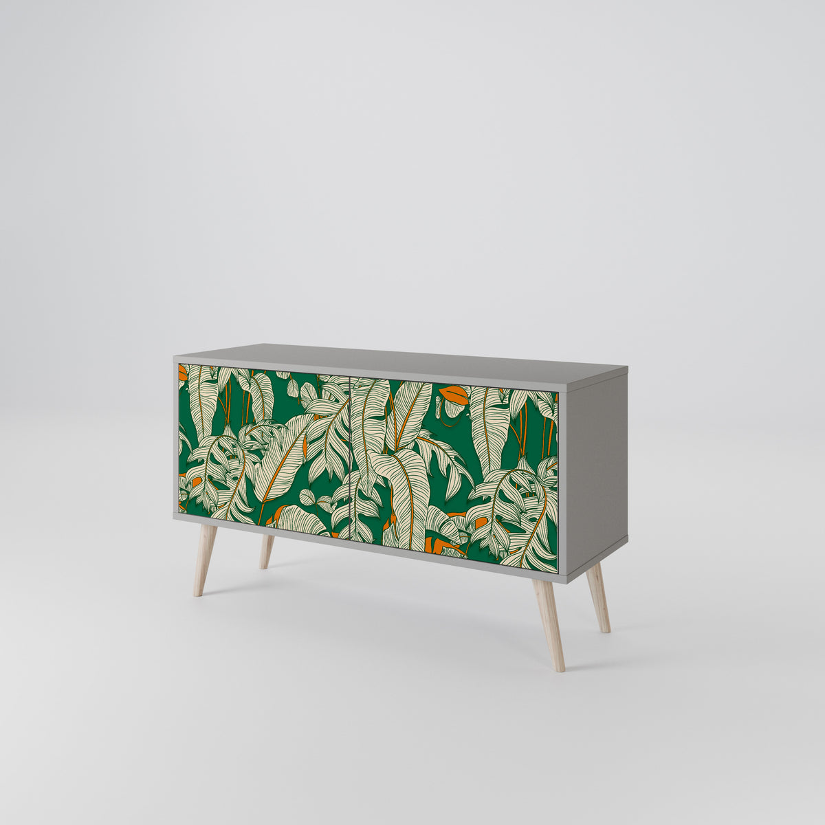 VERDANT PLEASURES Móvel de TV Compacto de 2 Portas