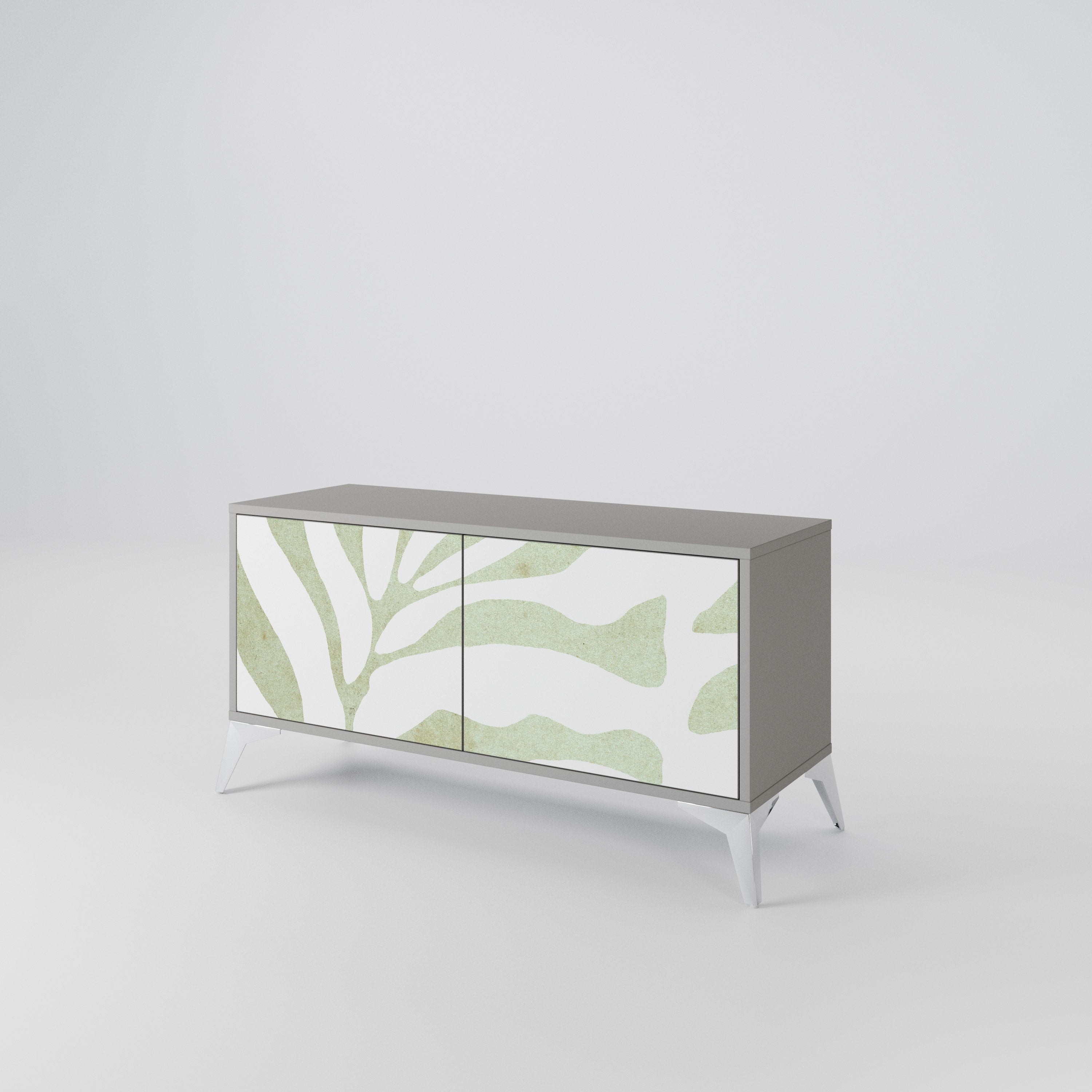 BOTANICAL SPARK Compact 2-Door TV Cabinet