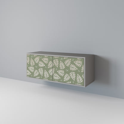 LEAVES ON GREEN Compact 2-Door TV Cabinet