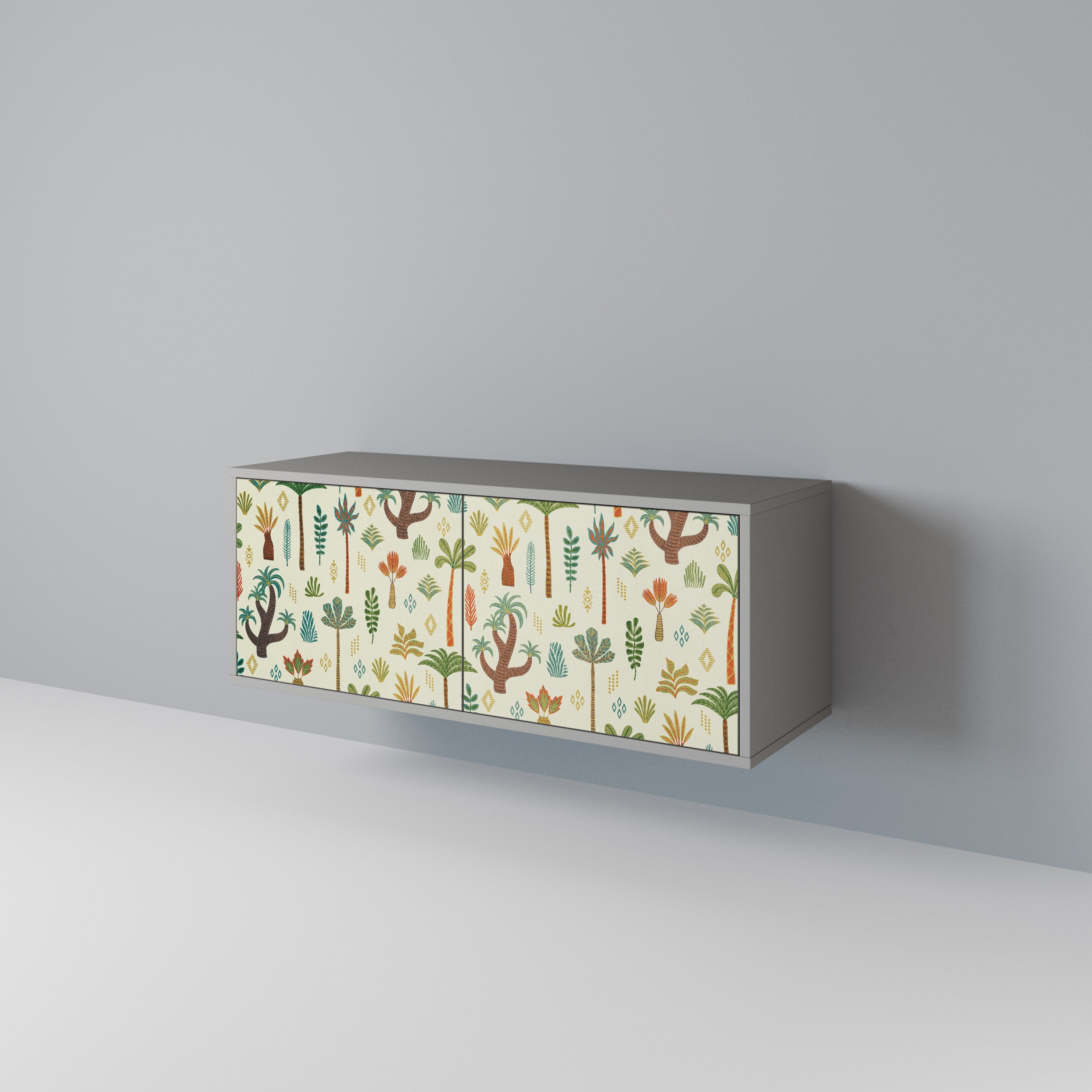 PALM SPRING Móvel de TV Compacto de 2 Portas