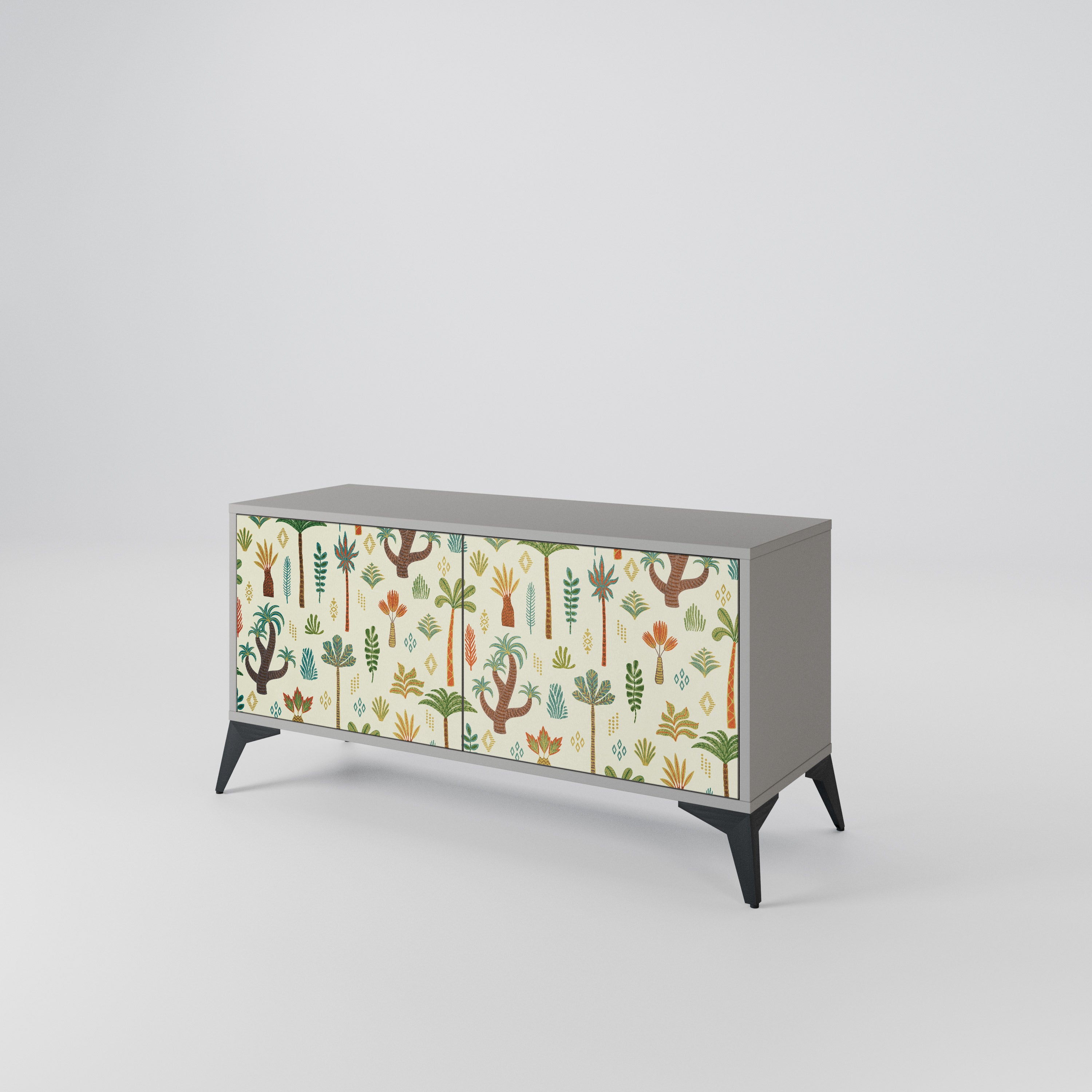 PALM SPRING Móvel de TV Compacto de 2 Portas