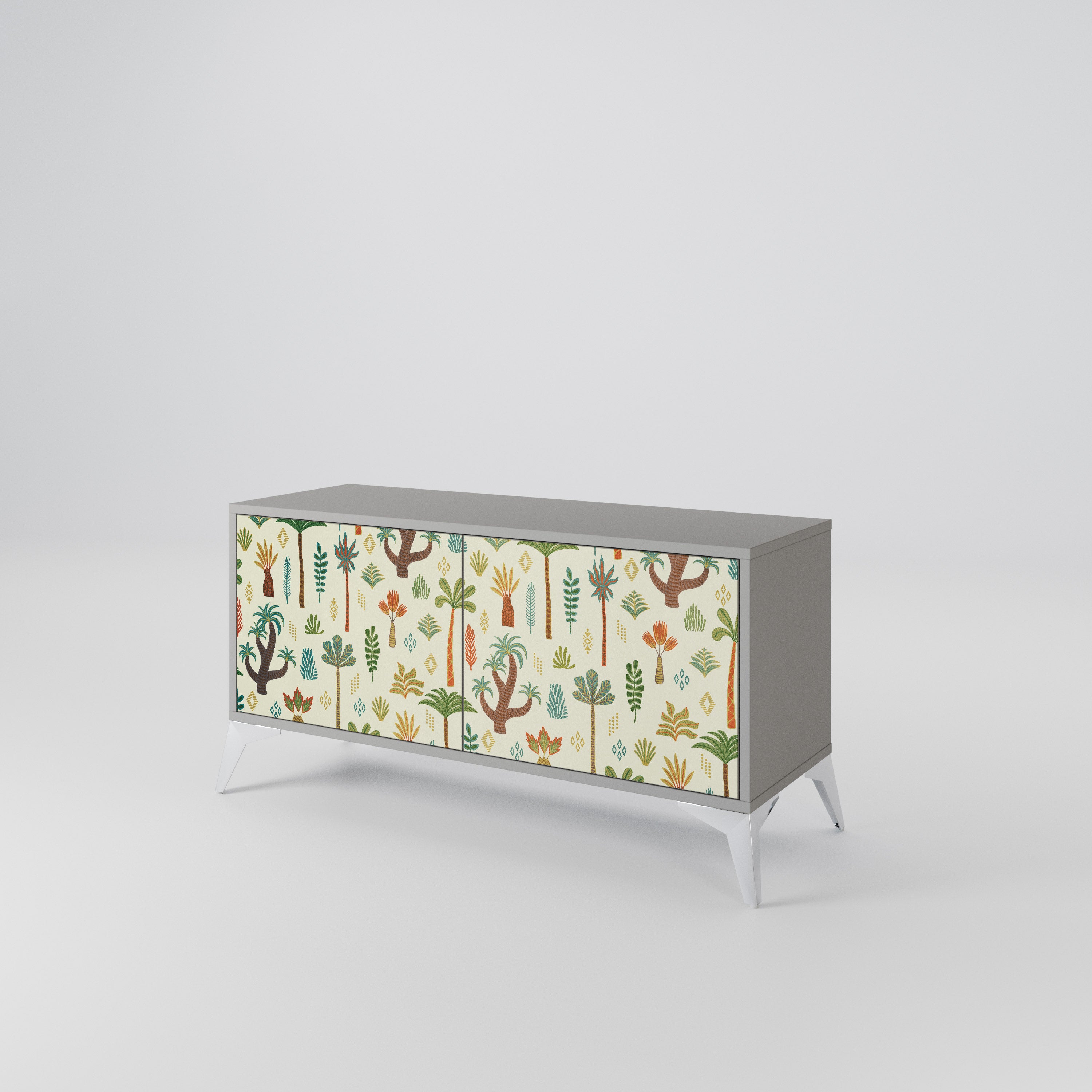 PALM SPRING Móvel de TV Compacto de 2 Portas