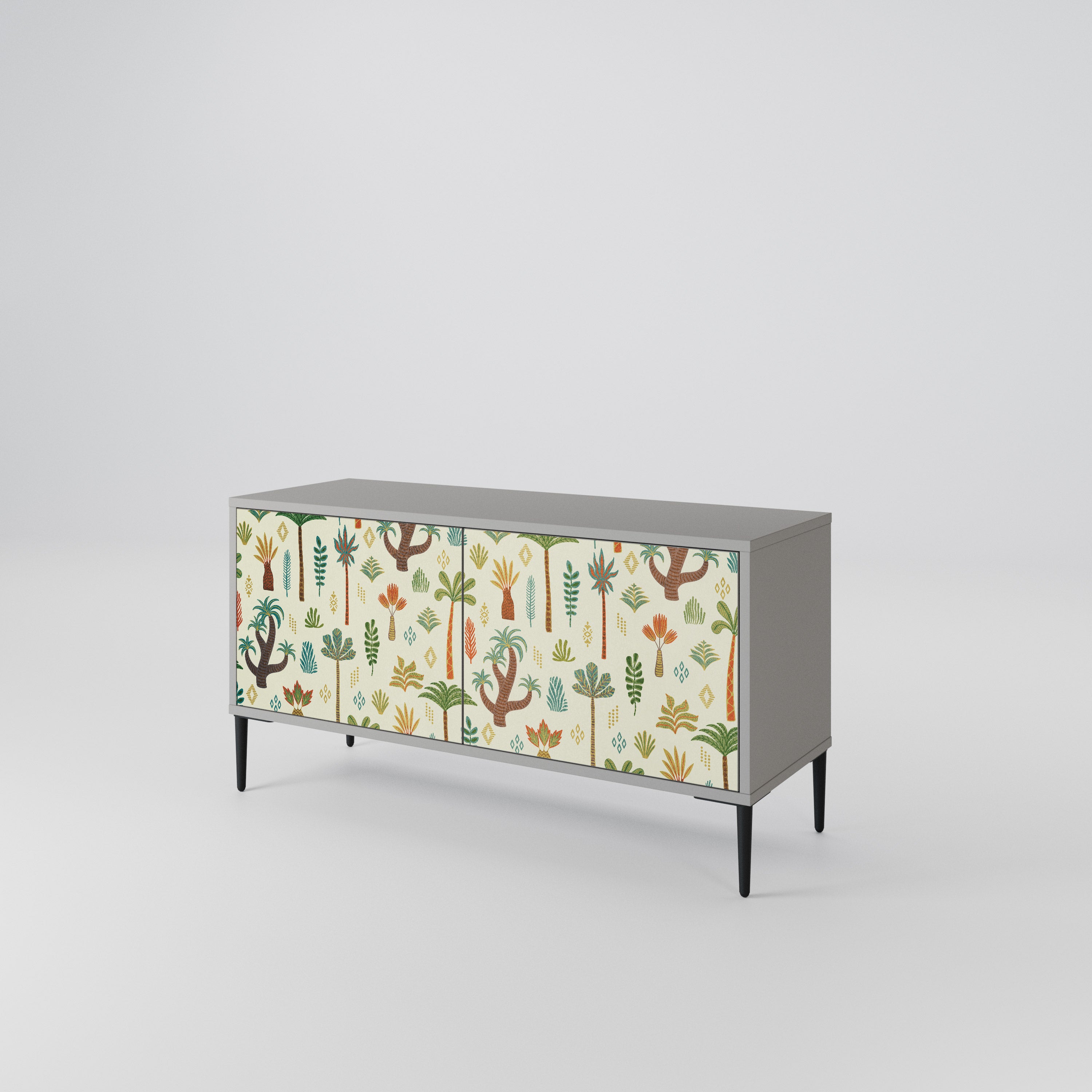 PALM SPRING Móvel de TV Compacto de 2 Portas