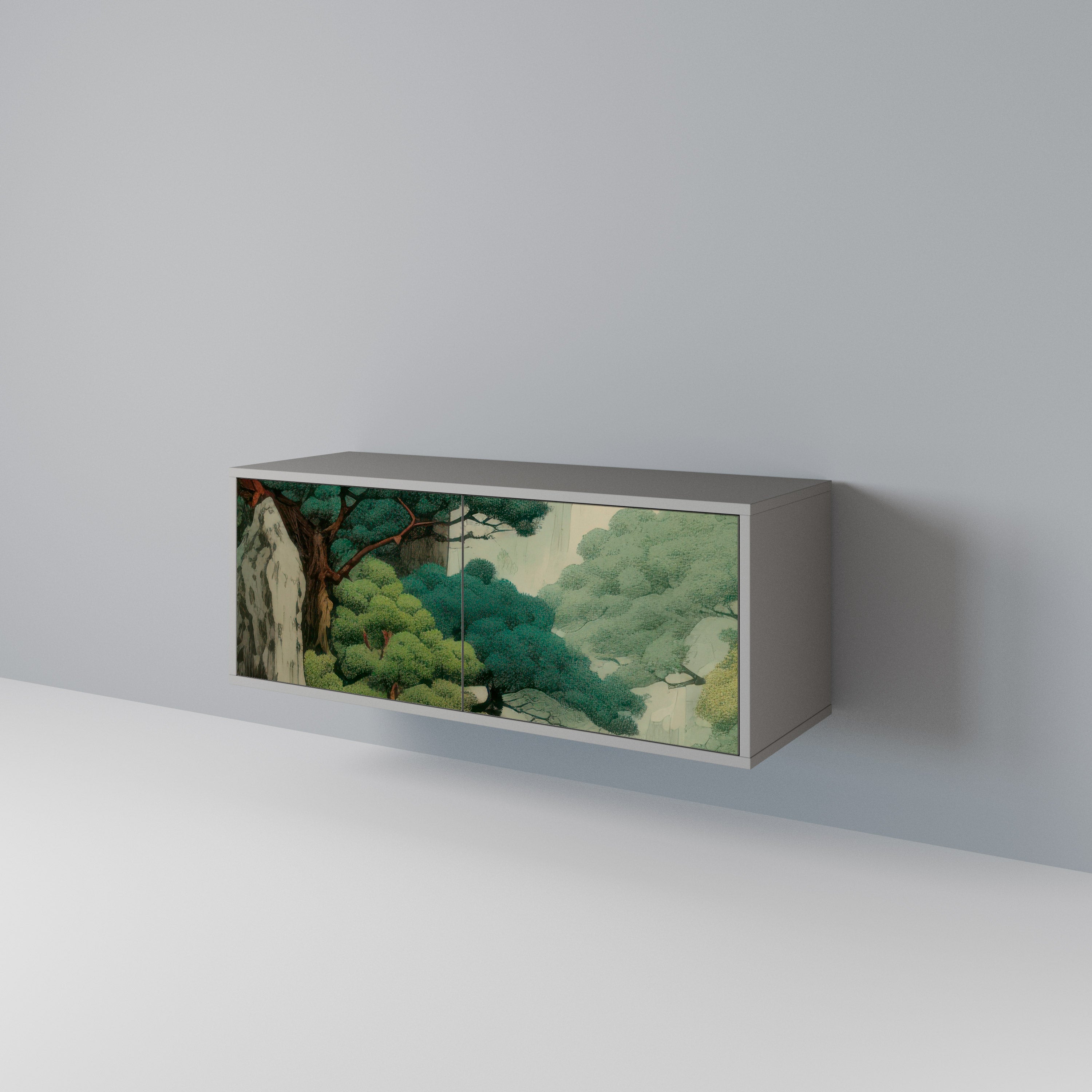 VERDURE ABYSS Móvel de TV Compacto de 2 Portas