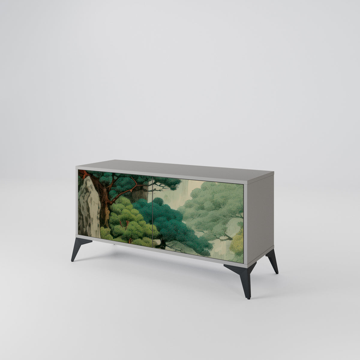 VERDURE ABYSS Móvel de TV Compacto de 2 Portas