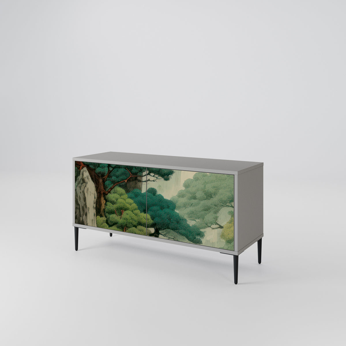 VERDURE ABYSS Móvel de TV Compacto de 2 Portas