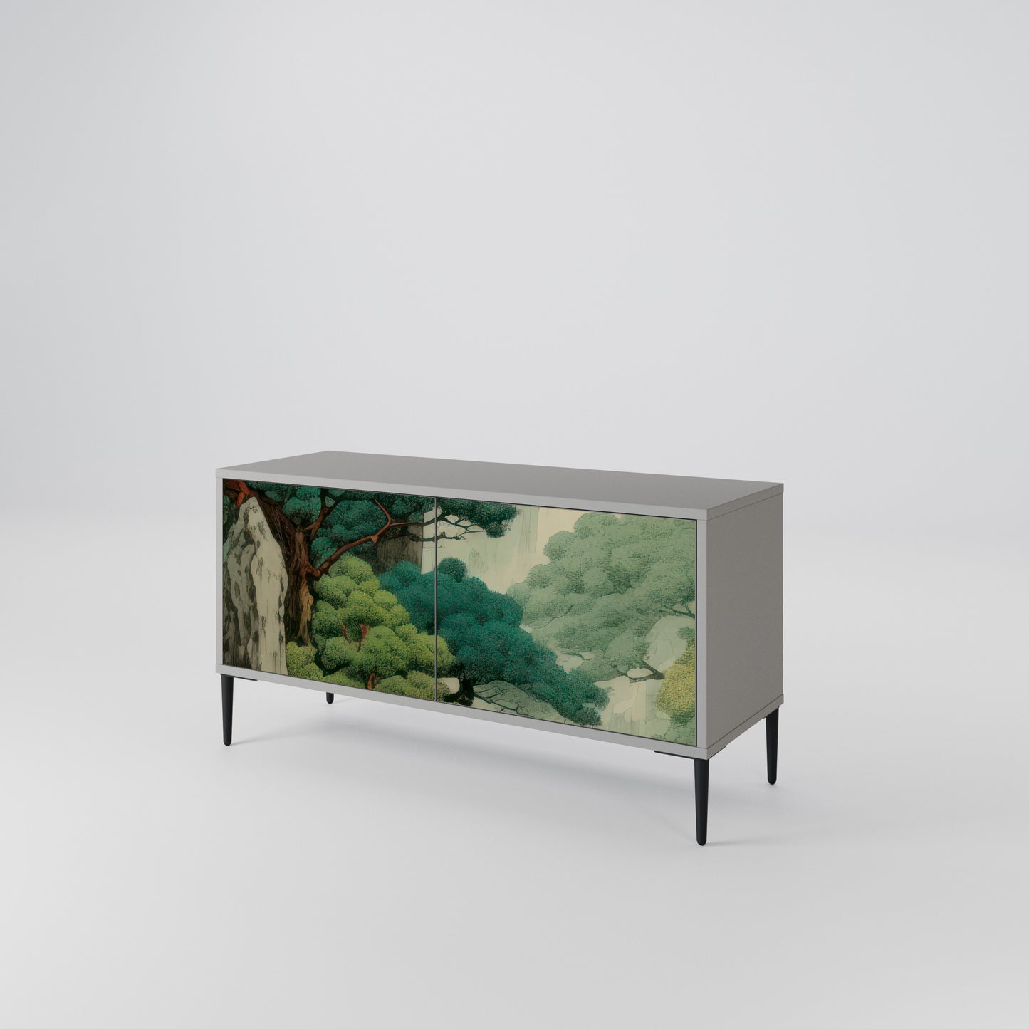 VERDURE ABYSS Móvel de TV Compacto de 2 Portas