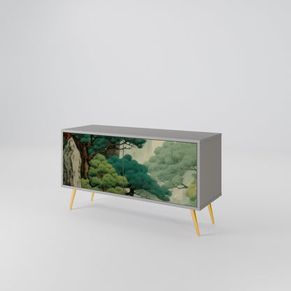 VERDURE ABYSS Móvel de TV Compacto de 2 Portas