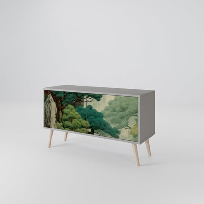 VERDURE ABYSS Móvel de TV Compacto de 2 Portas