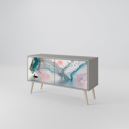 VELVET CROSSING Compact 2-Door TV Cabinet