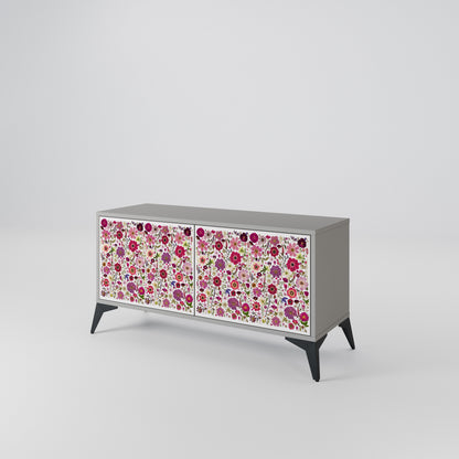 PETAL GARDEN Móvel de TV Compacto de 2 Portas