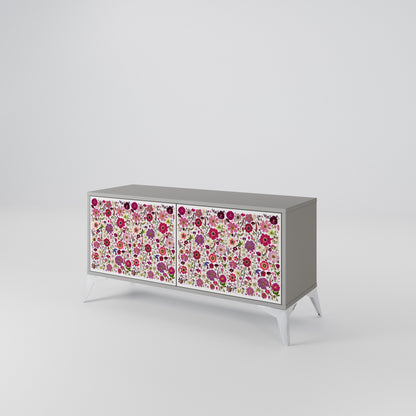 PETAL GARDEN Móvel de TV Compacto de 2 Portas