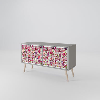 PETAL GARDEN Móvel de TV Compacto de 2 Portas