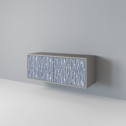 GRAPHITE RAIN Móvel de TV Compacto de 2 Portas