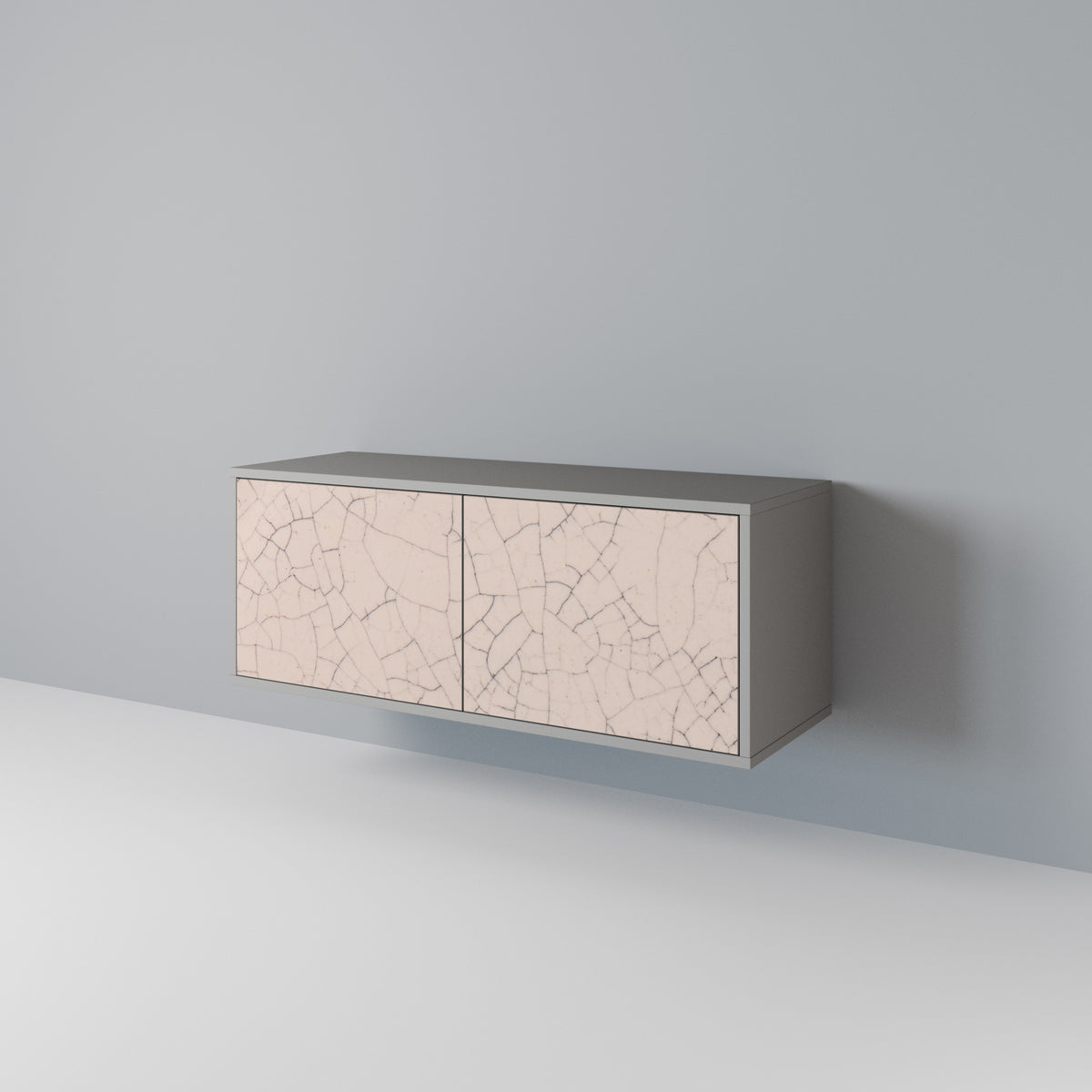CERAMIC TEXTURE Móvel de TV Compacto de 2 Portas