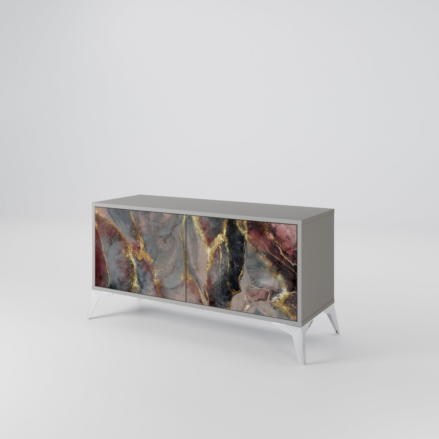 GOLDEN TIDES Compact 2-Door TV Cabinet