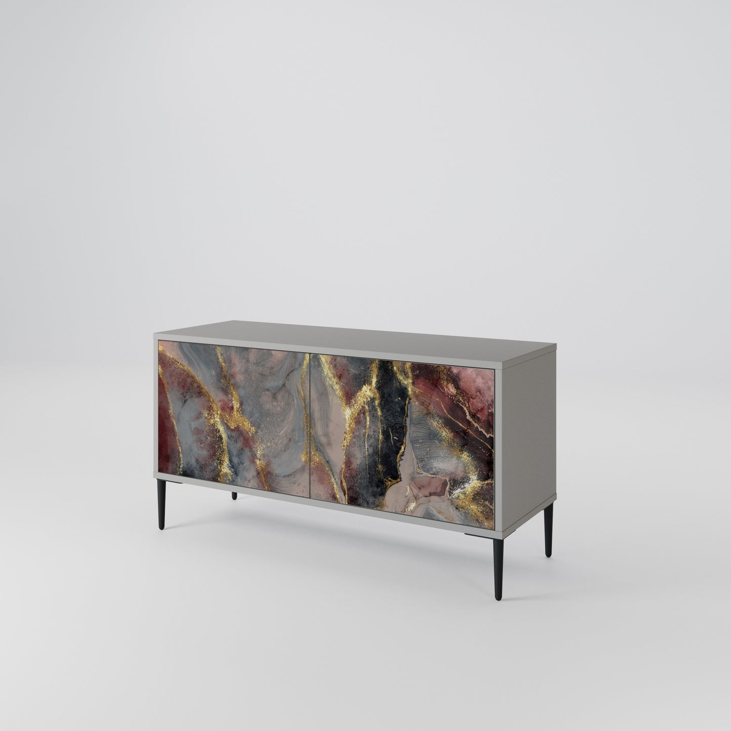 GOLDEN TIDES Compact 2-Door TV Cabinet