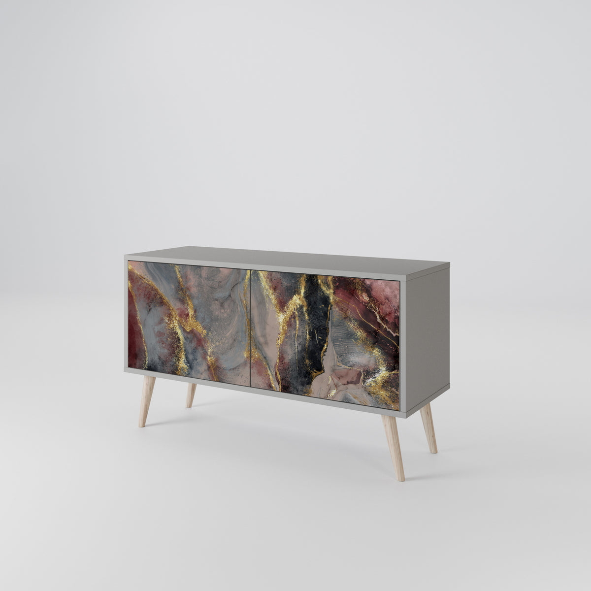 GOLDEN TIDES Compact 2-Door TV Cabinet