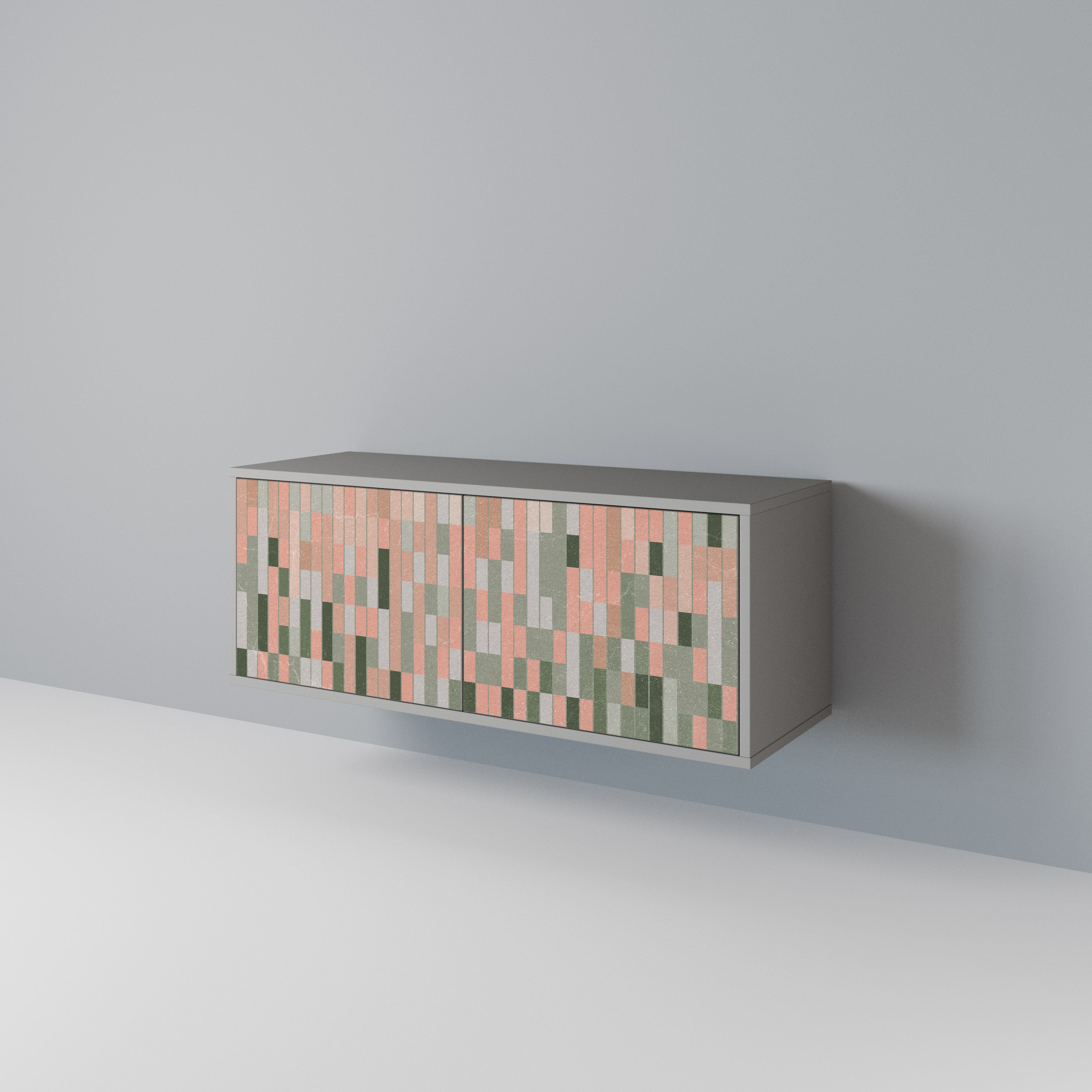 BUILDING THE FUTURE Móvel de TV Compacto de 2 Portas