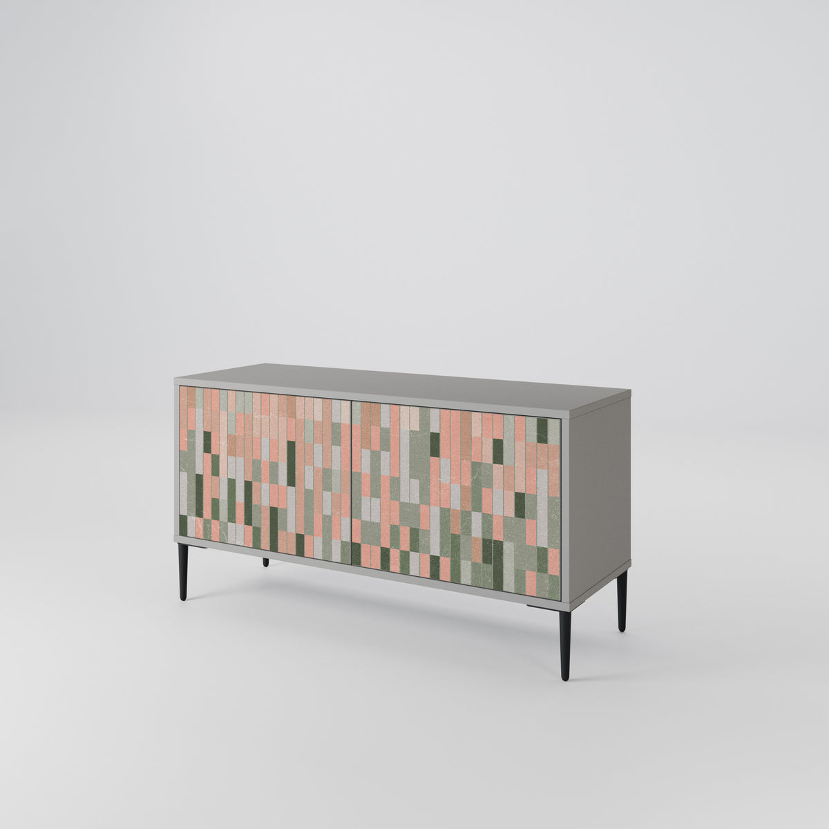 BUILDING THE FUTURE Compact 2-Door TV Cabinet