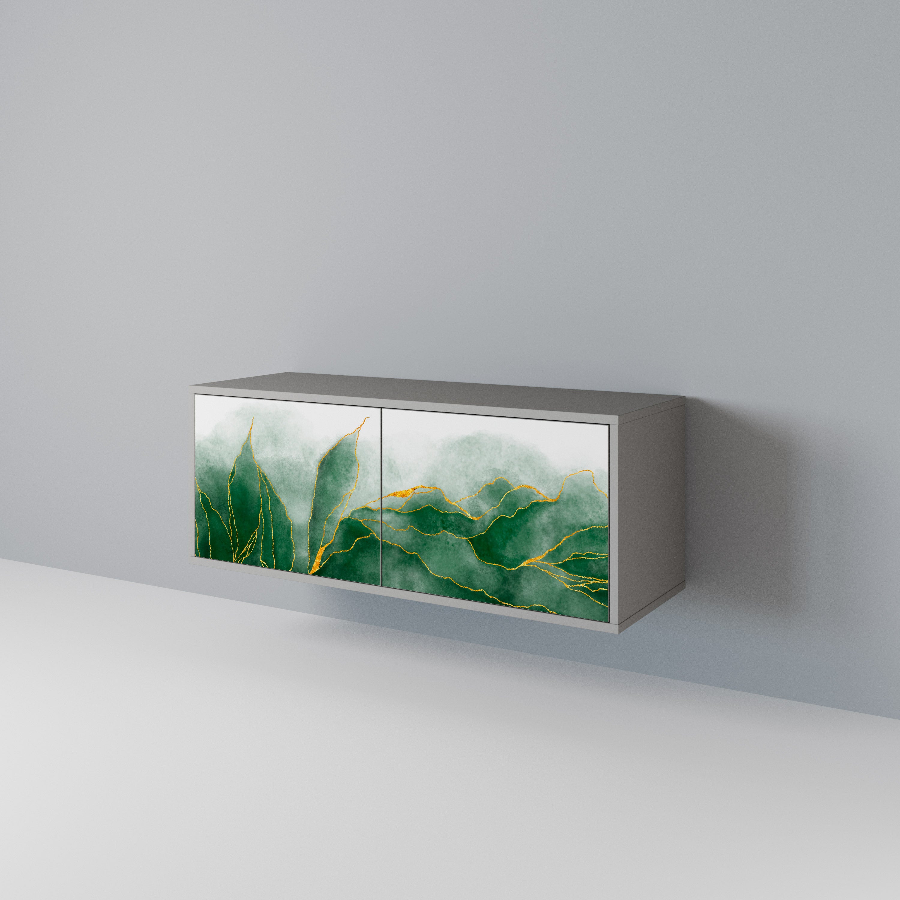 EXPENSIVE NATURE Móvel de TV Compacto de 2 Portas