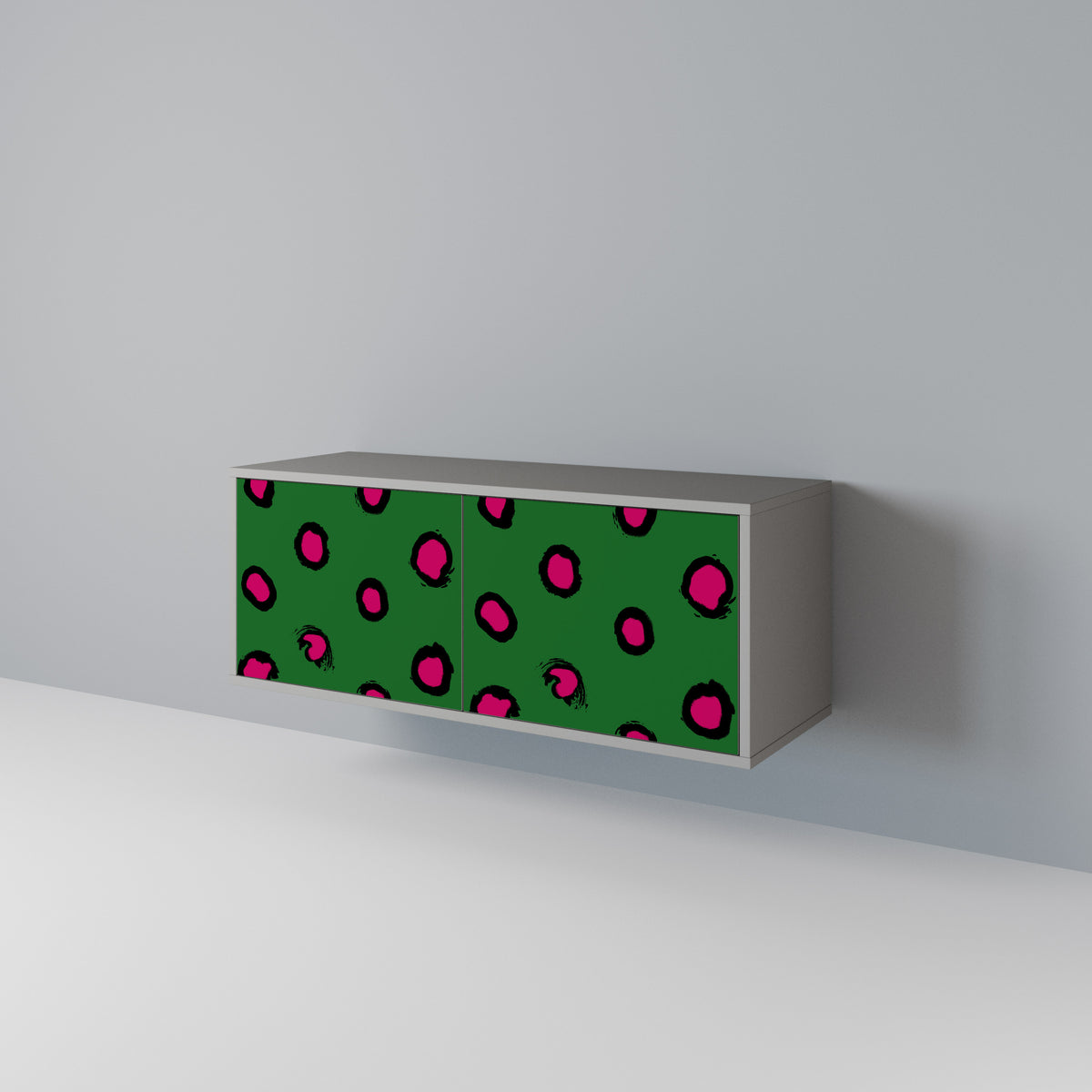 FUNKY SPOTS Móvel de TV Compacto de 2 Portas