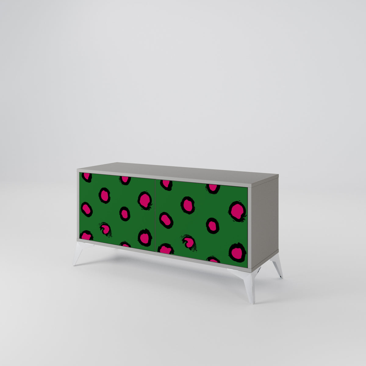 FUNKY SPOTS Compact 2-Door TV Cabinet