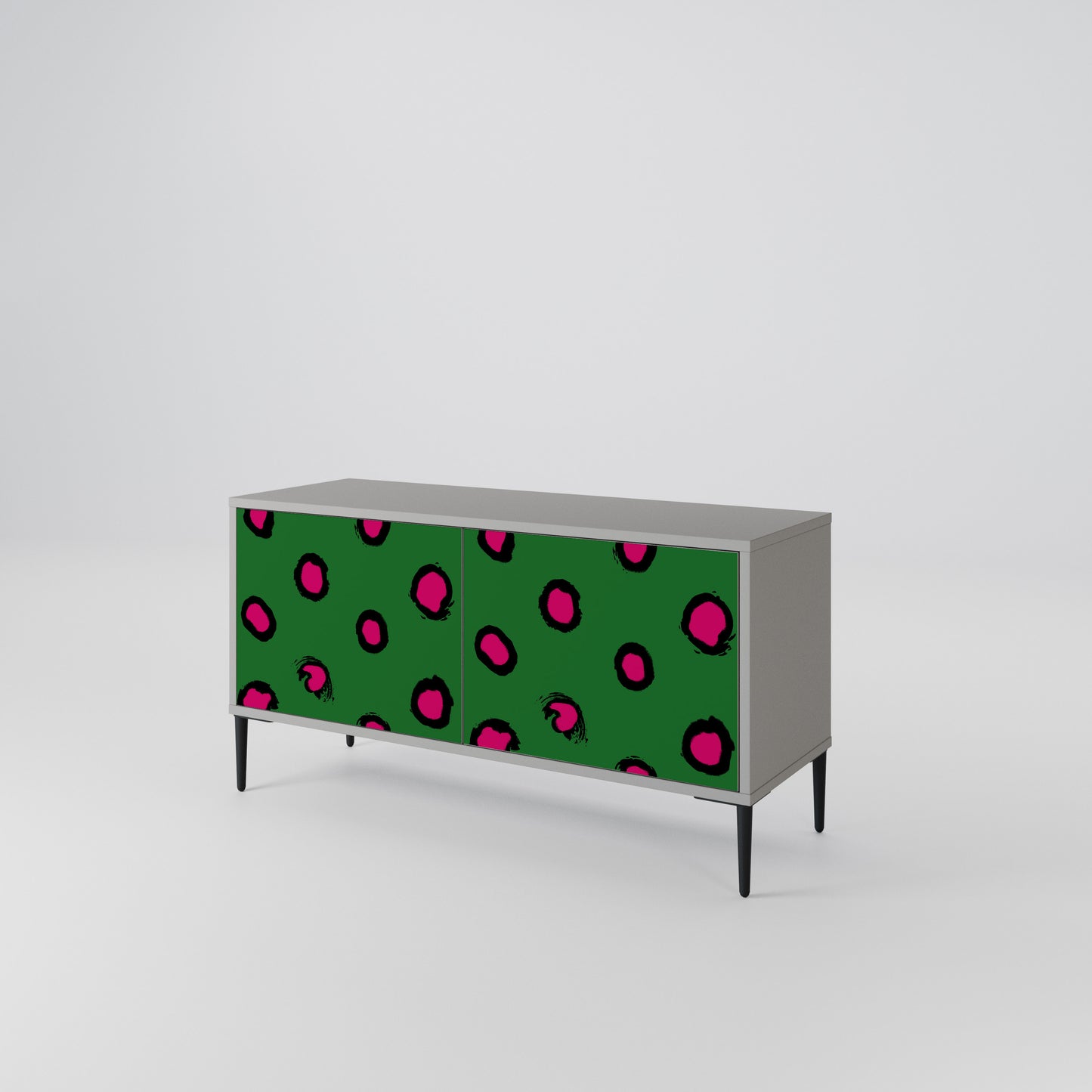 FUNKY SPOTS Móvel de TV Compacto de 2 Portas