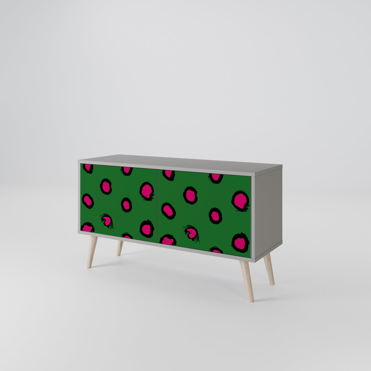 FUNKY SPOTS Móvel de TV Compacto de 2 Portas