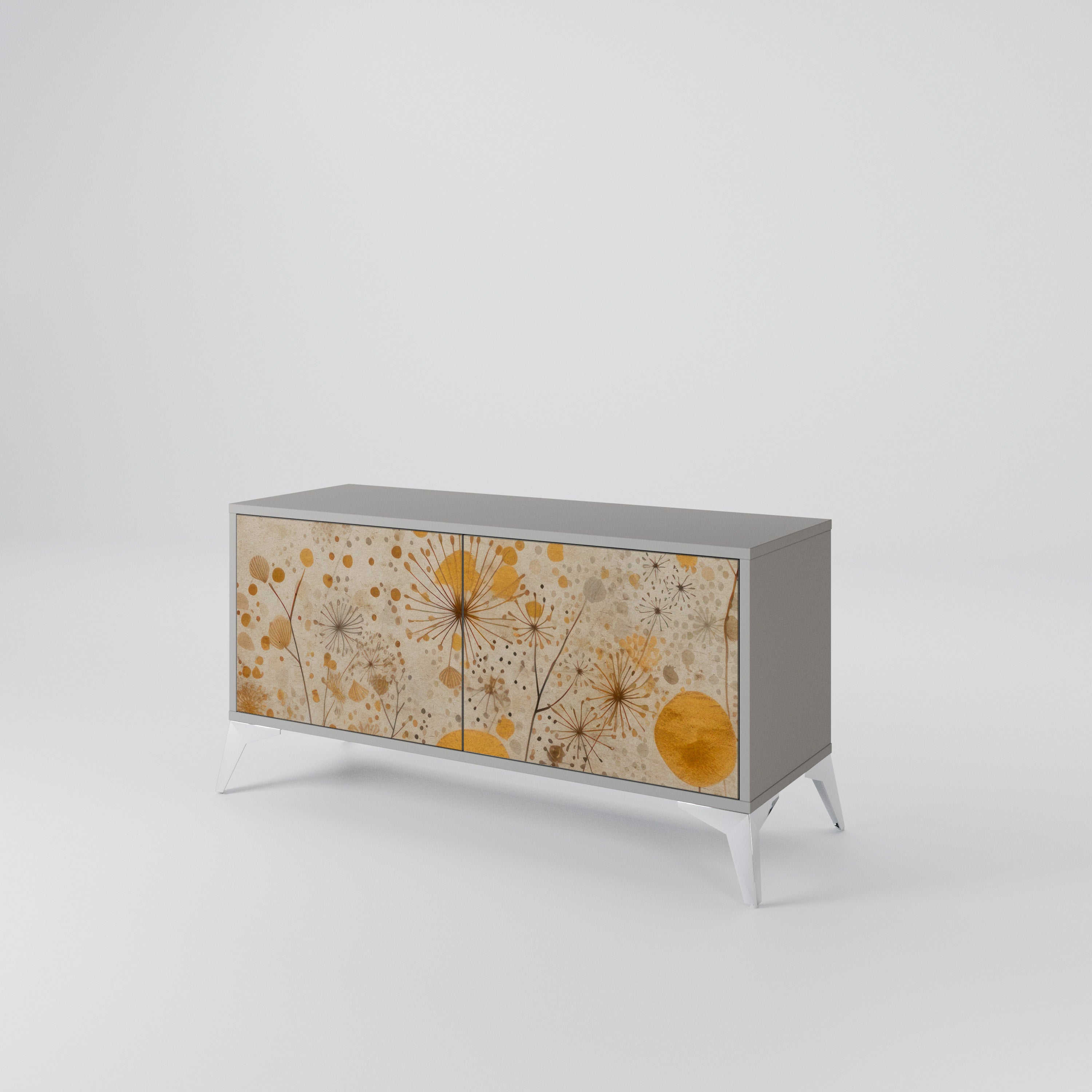 MORNING GLADE Móvel de TV Compacto de 2 Portas