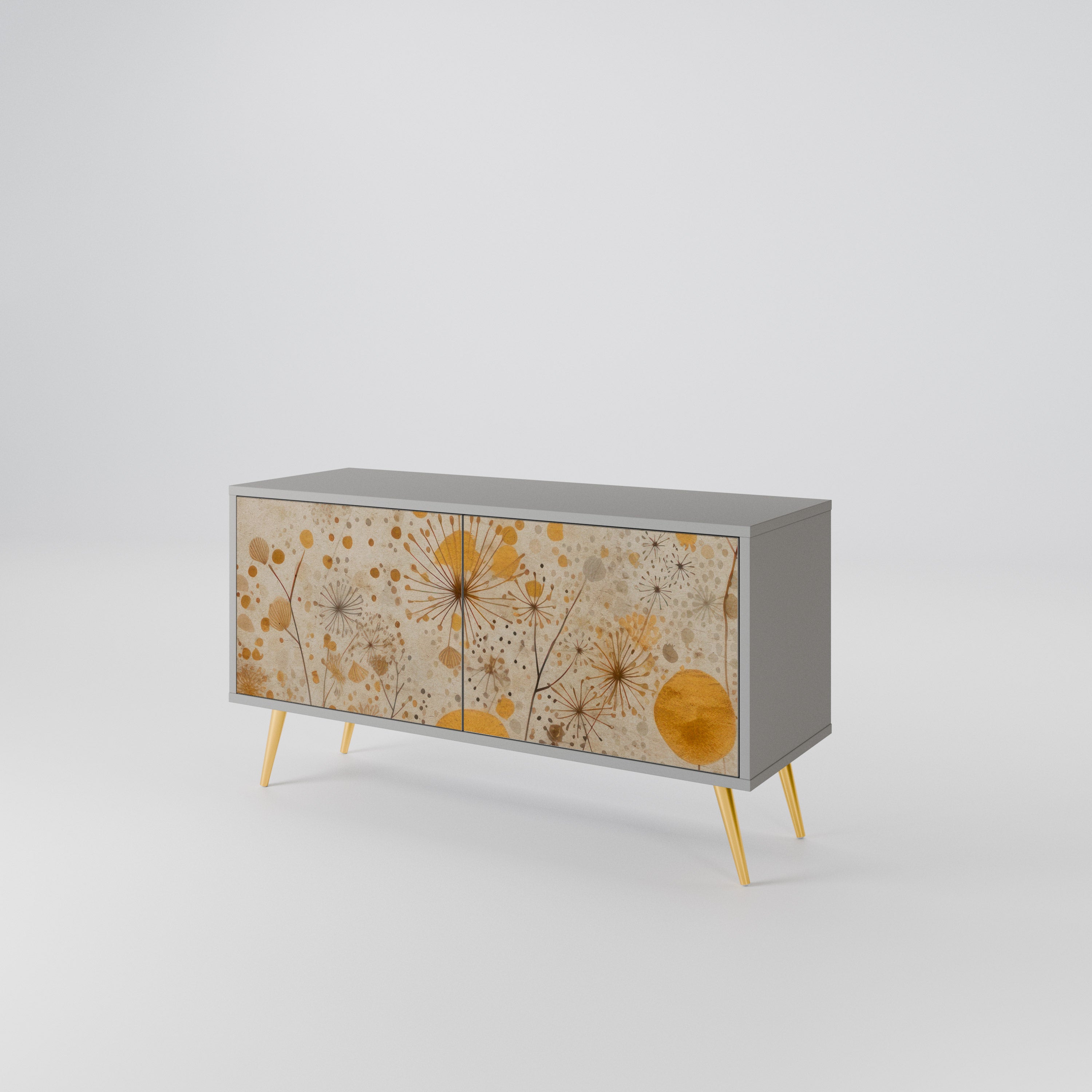 MORNING GLADE Móvel de TV Compacto de 2 Portas