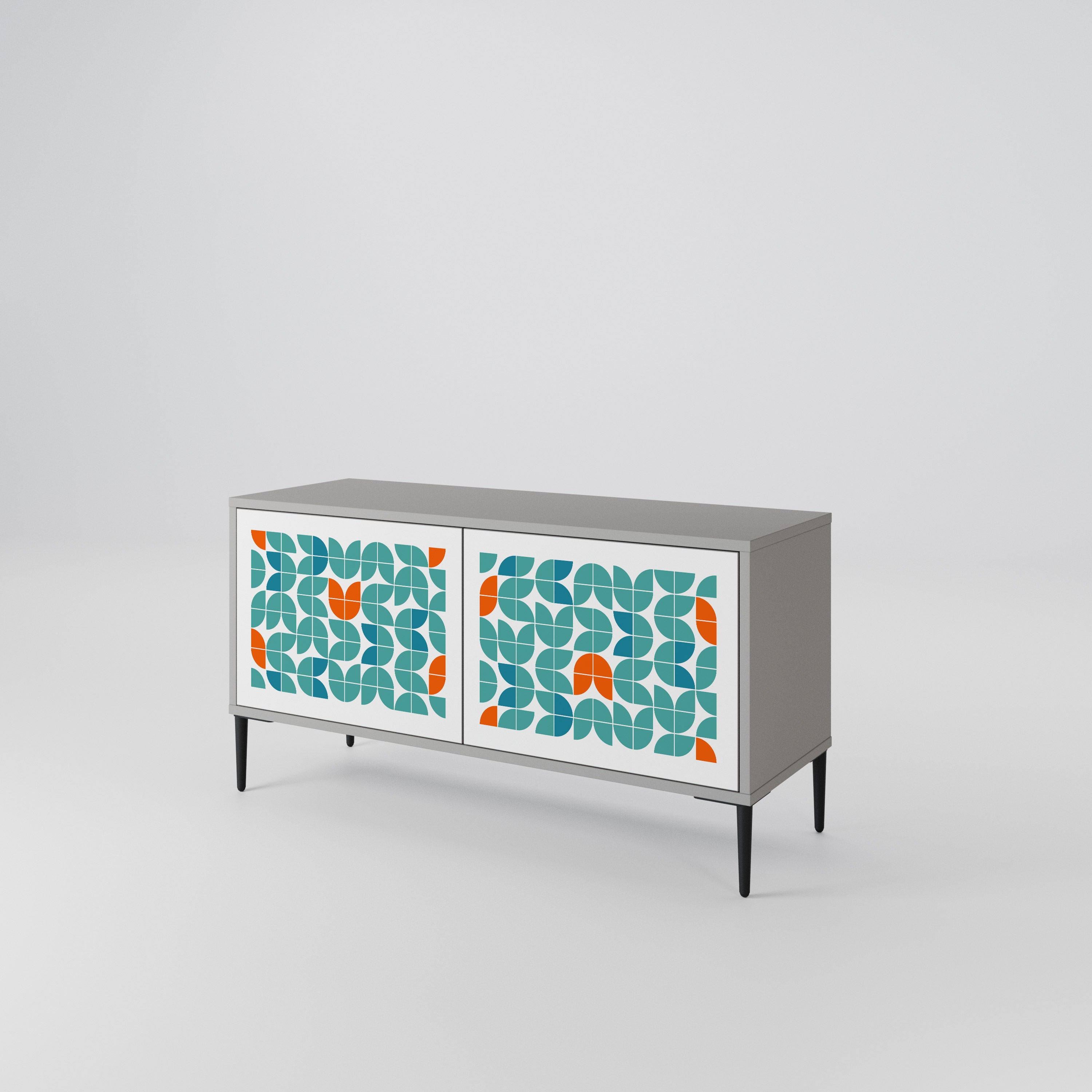 BE THE CHANGE Móvel de TV Compacto de 2 Portas